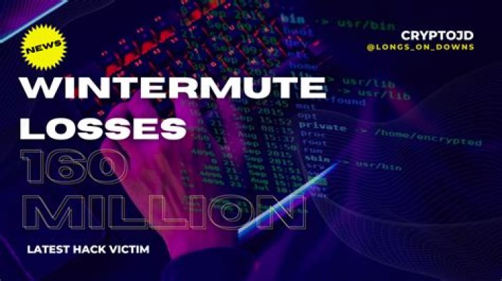 
Crypto market maker Wintermute loses $160 mn in hacking 