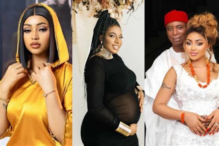 
Nollywood Actress, Regina Daniels Pictured With Mother And Son In Cute Photos 